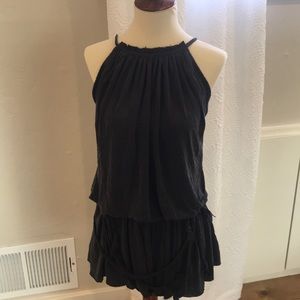 Free People boho grey halter romper